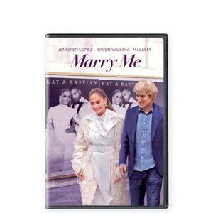 Marry Me 2022 DVD Jennifer Lopez Owen Wilson Maluma Romantic Comedy Movie